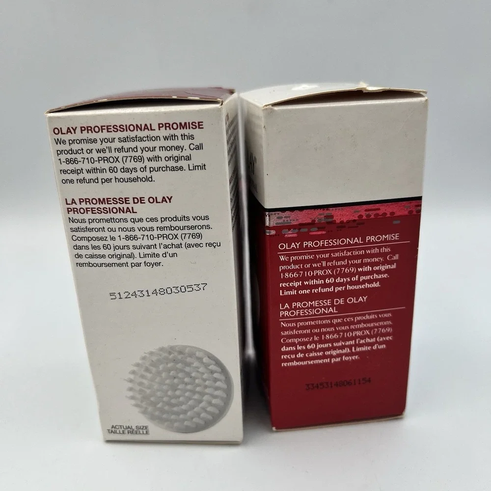 NEW! Lot of 2 Olay ProX Facial Replacement Brush Heads Advance Cleansing 4 Count
